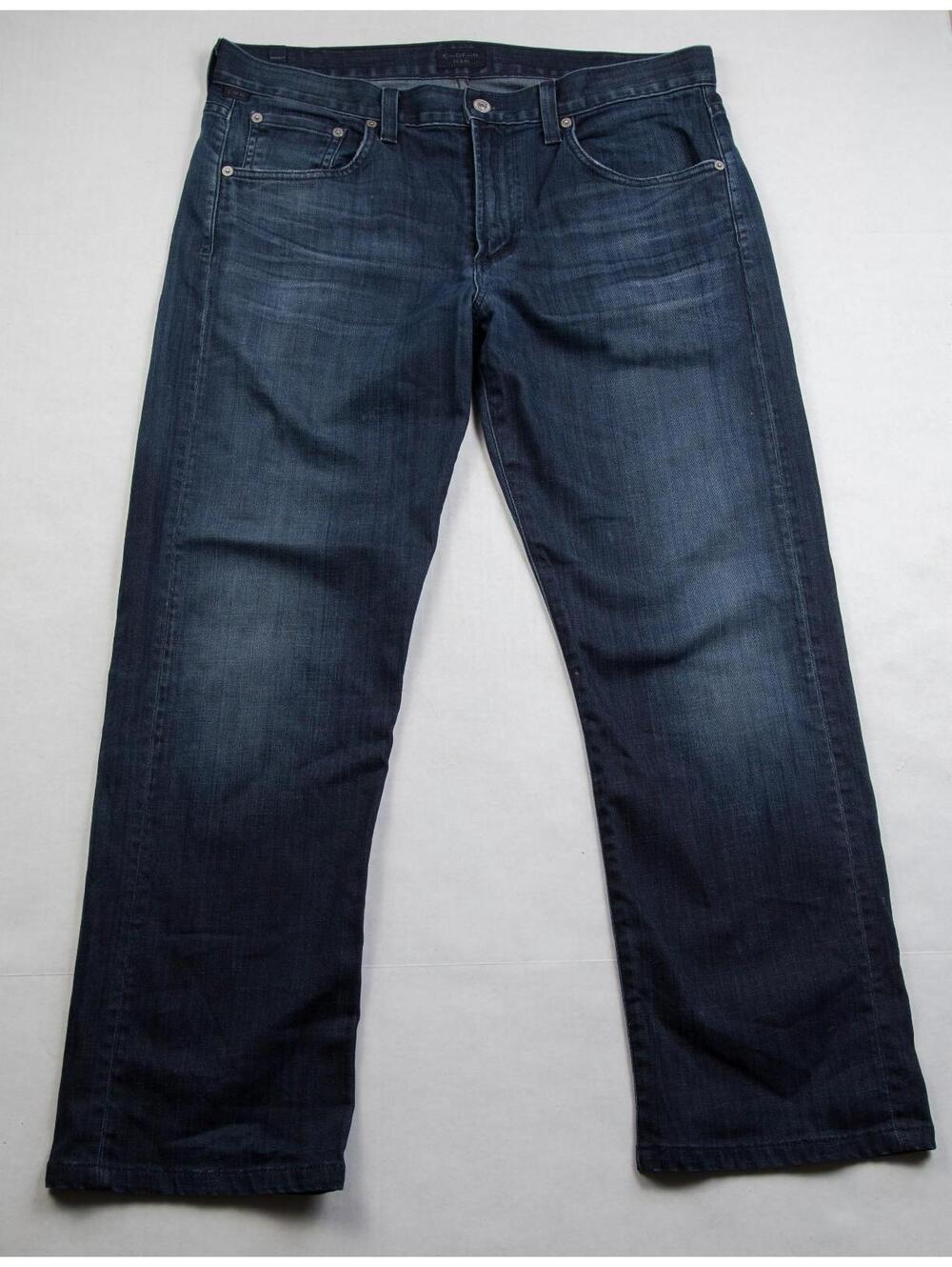 Citizens Of Humanity C-OF-H Man Perfect Dark Wash Jeans Sz 33 x 26.5